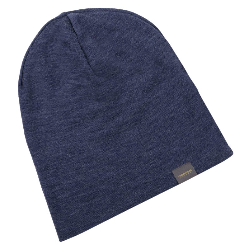 MERIWOOL Unisex Merino Wool Cuff Beanie Winter Hat for Men and Women Khaki - Image 2